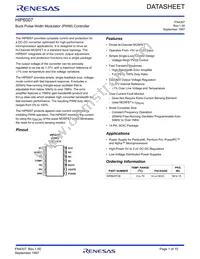 HIP6007CB-T Datasheet Cover