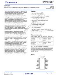 HIP6302CBZA-T Datasheet Cover