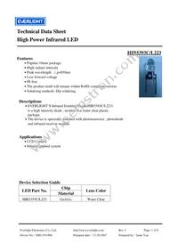 HIR5393C/L223 Datasheet Cover
