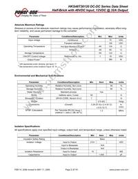 HKS48T30120-NCA0 Datasheet Page 2