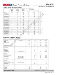 HL01R24S05YC Datasheet Page 2