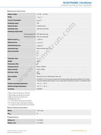 HL18-P4A3BA Datasheet Page 3