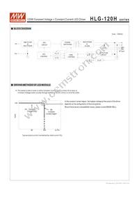 HLG-120H-20 Datasheet Page 3