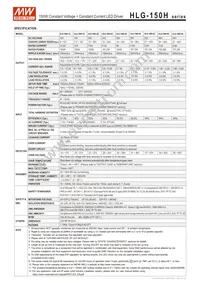 HLG-150H-42 Datasheet Page 2
