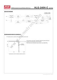 HLG-240H-C700A Datasheet Page 3