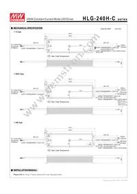HLG-240H-C700A Datasheet Page 9