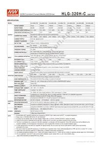 HLG-320H-C1050B Datasheet Page 2