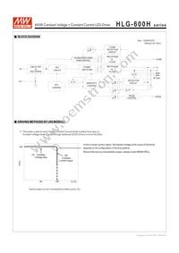 HLG-600H-20B Datasheet Page 3