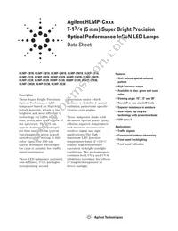 HLMP-CM38-UVCDD Datasheet Cover