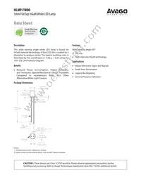 HLMP-FW00-JM000 Datasheet Cover