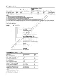 HLMP-HM56-SV0DD Datasheet Page 2