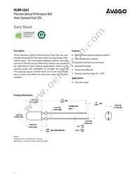 HLMP-LG63-TX0ZZ Datasheet Cover