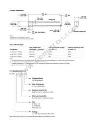 HLMP-LG71-WX000 Datasheet Page 2