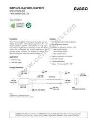 HLMP-LM75-34CDD Datasheet Cover