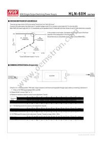 HLN-60H-24A Datasheet Page 4