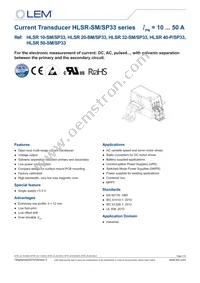 HLSR 40-SM/SP33 Datasheet Cover