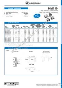 HM110-40W5VLFTR13 Datasheet Cover