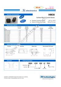 HM30-4735150LFTR13 Datasheet Cover