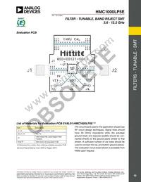 HMC1000LP5ETR Datasheet Page 10