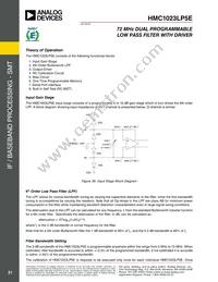 HMC1023LP5ETR Datasheet Page 21