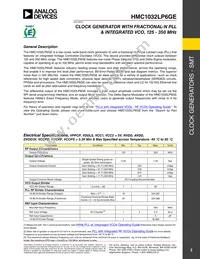 HMC1032LP6GE Datasheet Page 2