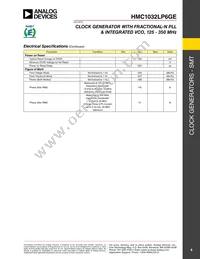 HMC1032LP6GE Datasheet Page 4
