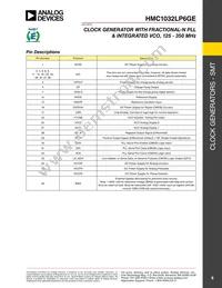 HMC1032LP6GE Datasheet Page 8