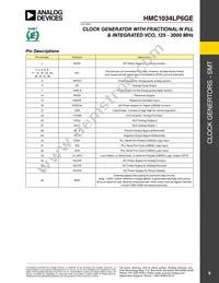 HMC1034LP6GE Datasheet Page 8