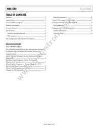 HMC1160LP5ETR Datasheet Page 2