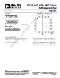 HMC1164LP5ETR Datasheet Cover