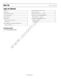 HMC1166LP5ETR Datasheet Page 2
