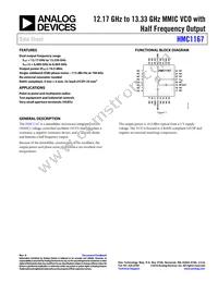 HMC1167LP5ETR Datasheet Cover