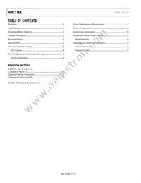 HMC1168LP5ETR Datasheet Page 2