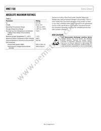 HMC1168LP5ETR Datasheet Page 4