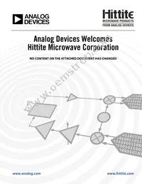 HMC508LP5 Datasheet Cover