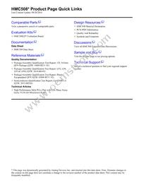 HMC508LP5 Datasheet Page 2