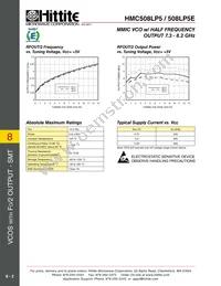 HMC508LP5 Datasheet Page 6