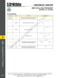 HMC508LP5 Datasheet Page 8
