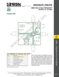 HMC508LP5 Datasheet Page 9