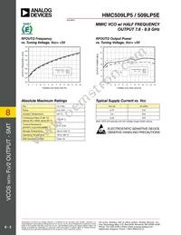 HMC509LP5TR Datasheet Page 3