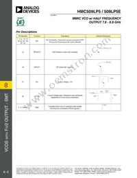 HMC509LP5TR Datasheet Page 5