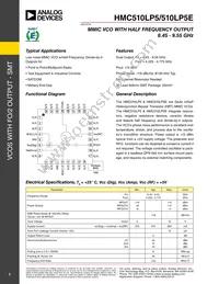 HMC510LP5 Datasheet Cover