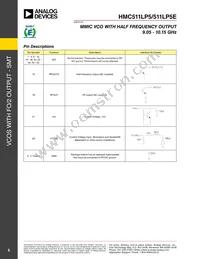 HMC511LP5TR Datasheet Page 5