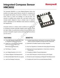 HMC6052 Datasheet Cover