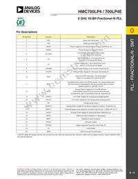 HMC700LP4 Datasheet Page 4