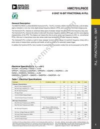 HMC701LP6CETR Datasheet Page 2