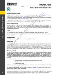 HMC701LP6CETR Datasheet Page 21