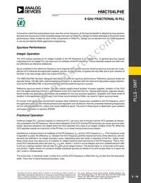 HMC704LP4E Datasheet Page 16