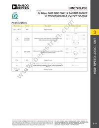 HMC720LP3ETR Datasheet Page 6