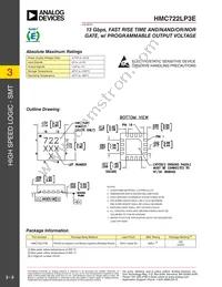 HMC722LP3ETR Datasheet Page 5